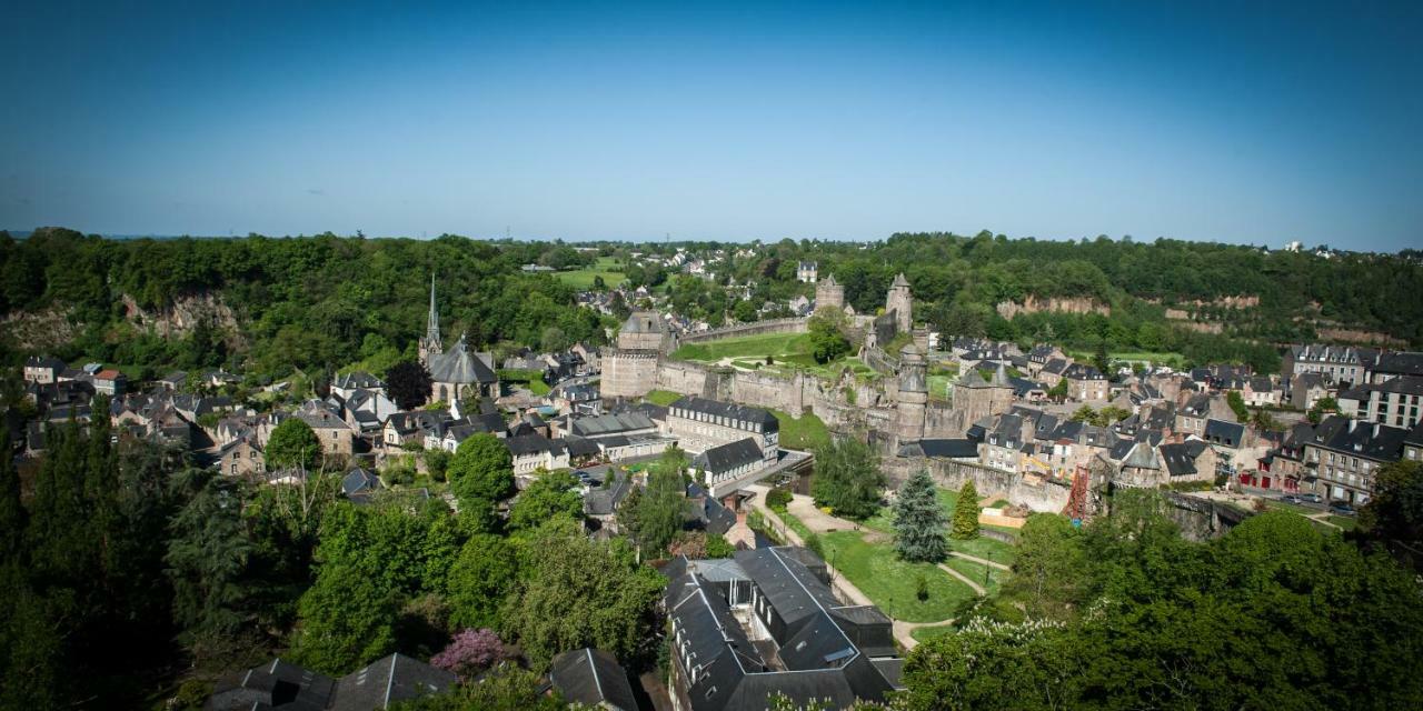 Hotel Particulier Le Mercier De Montigny -Une Nuit Sur Les Remparts- Fougères Exteriör bild